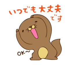 The sea otter singing a cappella 2 sticker #8003020