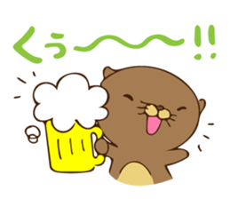 The sea otter singing a cappella 2 sticker #8003031