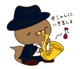 The sea otter singing a cappella 2 sticker #8003037