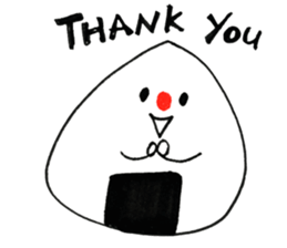 a ONIGIRI sticker sticker #8003503