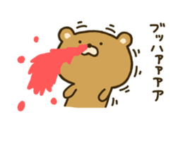 bear kumacha 2 sticker #8003658