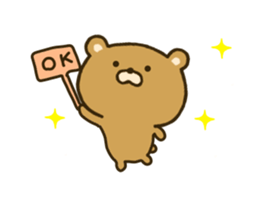 bear kumacha 2 sticker #8003659