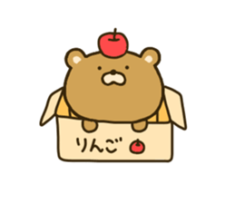 bear kumacha 2 sticker #8003676