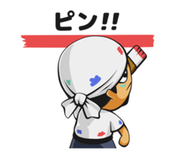 TOSHI of a painting teacher sticker #8004044