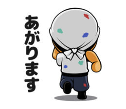 TOSHI of a painting teacher sticker #8004050