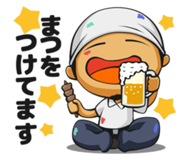 TOSHI of a painting teacher sticker #8004061