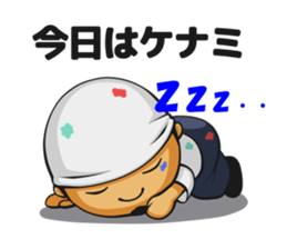 TOSHI of a painting teacher sticker #8004063