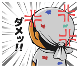 TOSHI of a painting teacher sticker #8004066