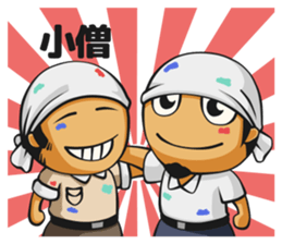 TOSHI of a painting teacher sticker #8004081