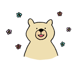 Gentle Bear and his friend sticker #8005404