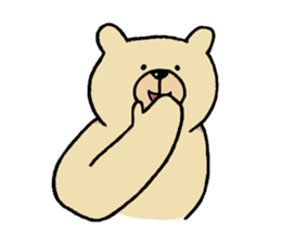 Gentle Bear and his friend sticker #8005408