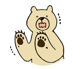 Gentle Bear and his friend sticker #8005411