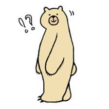 Gentle Bear and his friend sticker #8005414