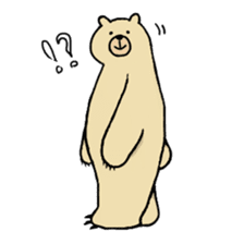 Gentle Bear and his friend sticker #8005414