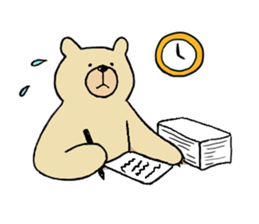 Gentle Bear and his friend sticker #8005416