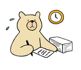 Gentle Bear and his friend sticker #8005416