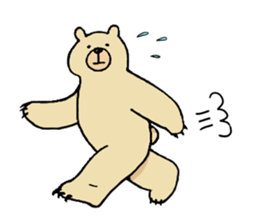 Gentle Bear and his friend sticker #8005417