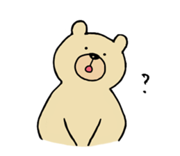 Gentle Bear and his friend sticker #8005418