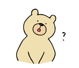 Gentle Bear and his friend sticker #8005418