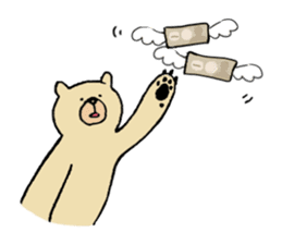 Gentle Bear and his friend sticker #8005424