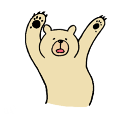 Gentle Bear and his friend sticker #8005428