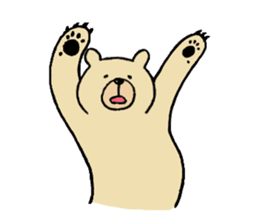 Gentle Bear and his friend sticker #8005428