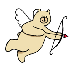 Gentle Bear and his friend sticker #8005429