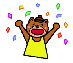 Mr. Bear (the part-time worker) sticker #8006036