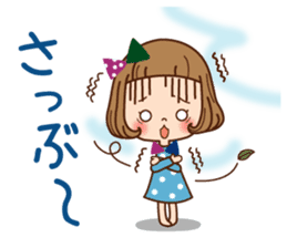 The Kansai word of the girl. sticker #8006378