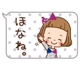 The Kansai word of the girl. sticker #8006403