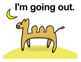 The amiable animals (English) sticker #8006449