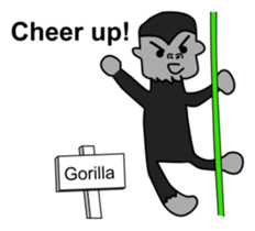 The amiable animals (English) sticker #8006450