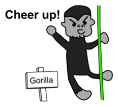 The amiable animals (English) sticker #8006450