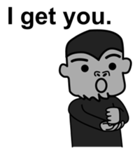 The amiable animals (English) sticker #8006451