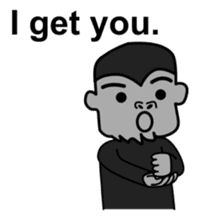 The amiable animals (English) sticker #8006451