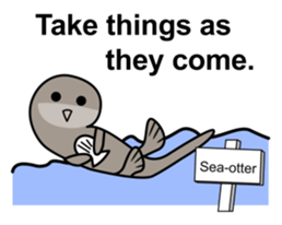 The amiable animals (English) sticker #8006452