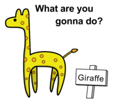 The amiable animals (English) sticker #8006459