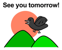 The amiable animals (English) sticker #8006462