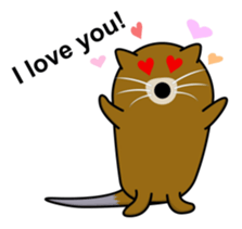 The amiable animals (English) sticker #8006468