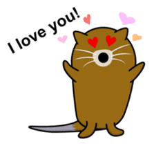 The amiable animals (English) sticker #8006468