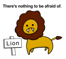 The amiable animals (English) sticker #8006471