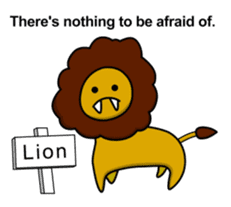 The amiable animals (English) sticker #8006471