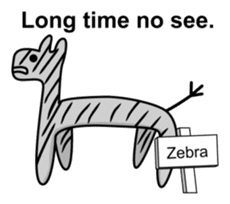 The amiable animals (English) sticker #8006476