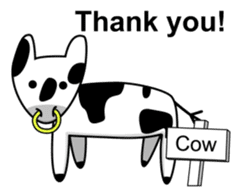 The amiable animals (English) sticker #8006477