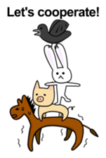 The amiable animals (English) sticker #8006478