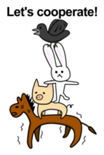 The amiable animals (English) sticker #8006478