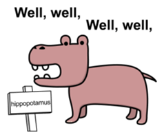 The amiable animals (English) sticker #8006479