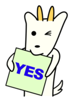 The amiable animals (English) sticker #8006482