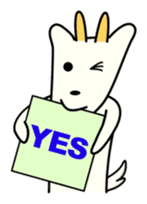 The amiable animals (English) sticker #8006482