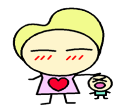 Mother and Big Baby sticker #8007046